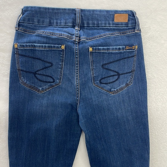 Seven7 Tummyless High Rise Skinny Jeans Size 4 - Picture 5 of 10